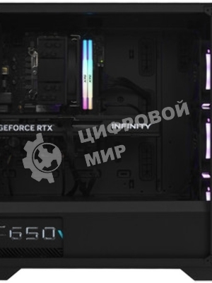 Компьютер IRU Tactio 510B7GP TWR i7 13700F (2.1) 32Gb SSD1Tb RTX5060TI 8Gb FreeDOS GbitEth 650W черный (RUS) (2146239)