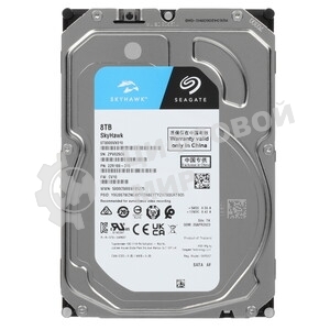 Жесткий диск HDD Seagate SkyHawk 8Tb 7200rpm SATA 256Mb 3.5