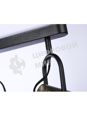 Светильник Ambrella light TA13194/2 BK/SB черный/бронза GU10/2 max 12W 260*100*195