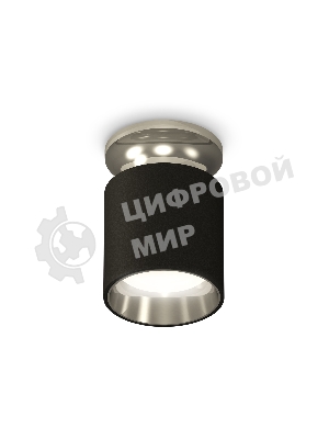 Светильник Ambrella Light XS6302122 SBK/PSL черный песок/серебро полированное MR16 GU5.3 (N6903, C6302, N6112)