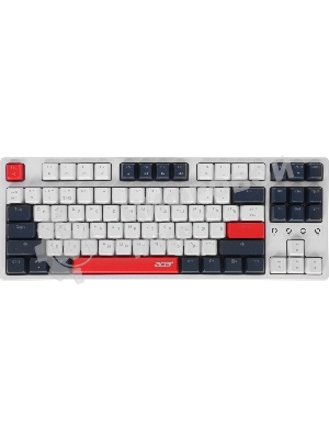 Клавиатура проводная Acer OKW305, USB, белый