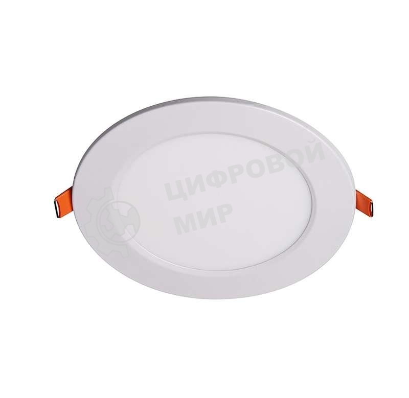 Светильник светодиодный JazzWay ультратонкий встраив. PPL-R 9Вт 6500К IP40 WH d145мм круглый