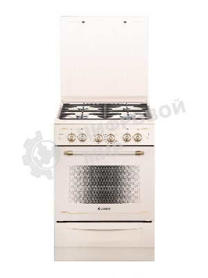 Плита газовая Gefest ПГ 6100-02 0182 бежевый, конфорок 4 шт, духовка 52 л, 60 см x 85 см x 60 см