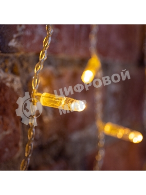 Гирлянда Neon-night Светодиодный Дождь 2х1,5 м, эффект мерцания, прозрачный провод, 230 В, диоды теплый белый