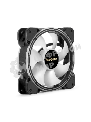 Вентилятор для корпуса ExeGate EX12025HM3PM.FRGb.7O5CSU черный, 120 мм, 1200 об/мин, 24 дБ, 3 pin