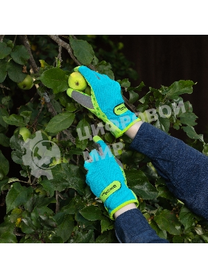 Перчатки садовые Luxe Palisad на липучке, силиконовое нанесение, размер 9