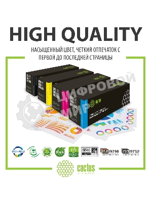 Картридж лазерный Cactus CS-VL7020M 106R03747 пурпурный (16500 стр.) для Xerox VersaLink C7020/C7025/C7030