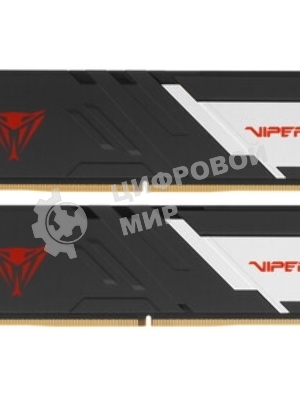 Оперативная память Patriot Viper Venom, DDR5, 32GB (2x16GB), 7400MHz, CL36, DIMM, с радиаторами, черный