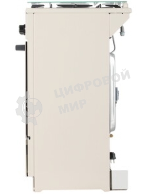 Плита газовая De Luxe 5040.40Г (КР) ЧР-013 бежевый, конфорок 4 газовых, духовка 46 л, 50 см x 85 см x 50 см