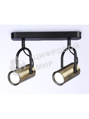 Светильник Ambrella light TA13194/2 BK/SB черный/бронза GU10/2 max 12W 260*100*195