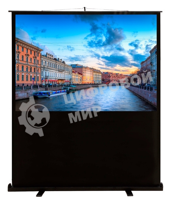 Экран Cactus 90x160 см FloorCompactExpert CS-PSFLCE-160X90 16:9 напольный рулонный