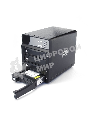 Внешний корпус для HDD AgeStar 3C4B3A1 SATA II алюминий черный LCD 3.5