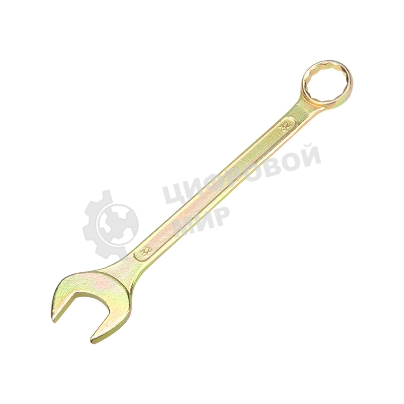 Ключ комбинированный Rexant 32 мм, желтый цинк