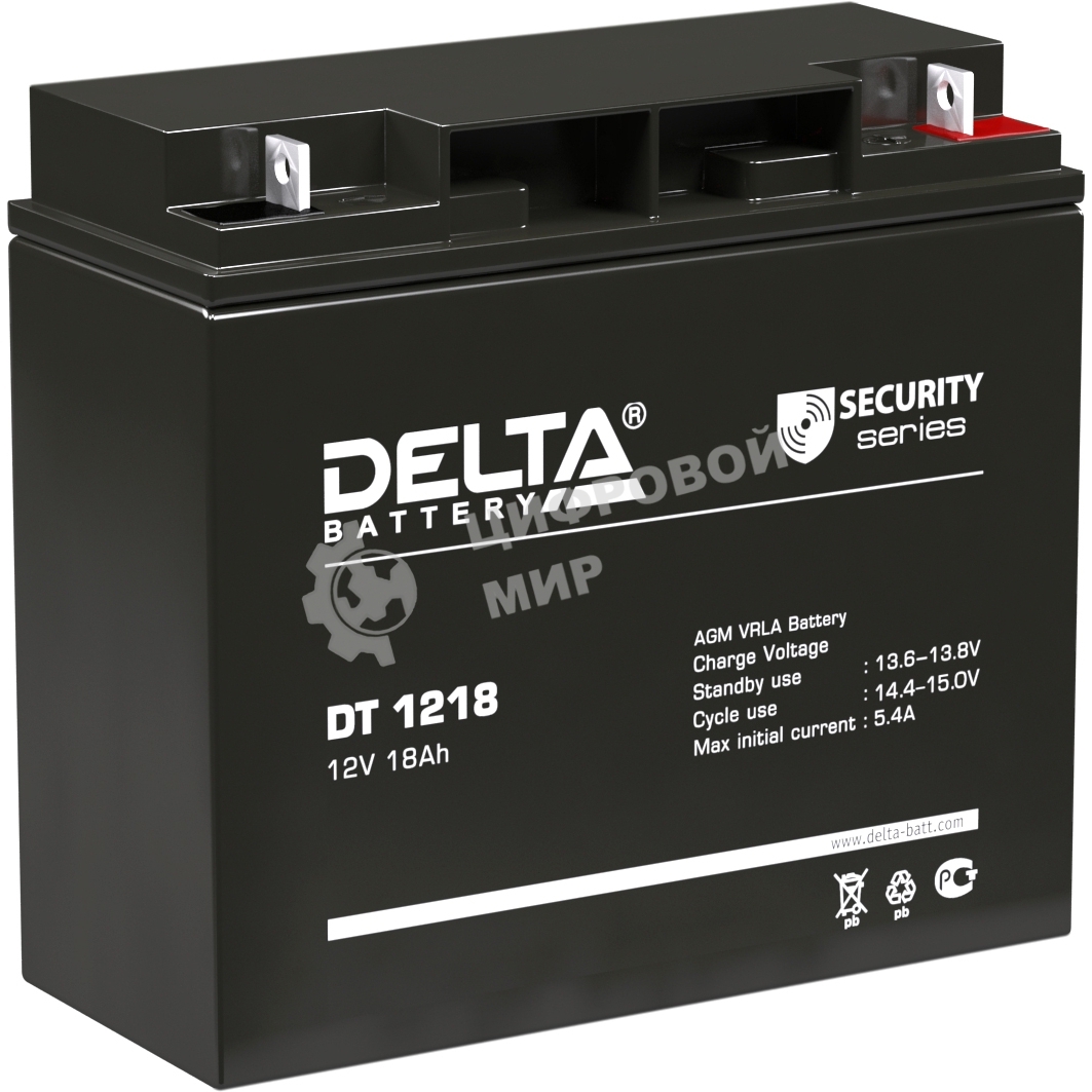 Батарея для ИБП Delta DT 1218 (12V, 18Ah)