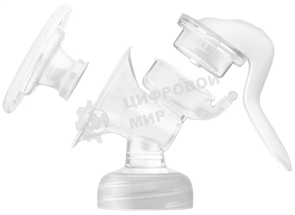 Молокоотсос ручной Philips SCF430/13, вес 0.3 кг, технология Natural Motion, мягкая насадка с адаптивной формой, 3 контейнера для 180 мл. для хранения молока в комплекте