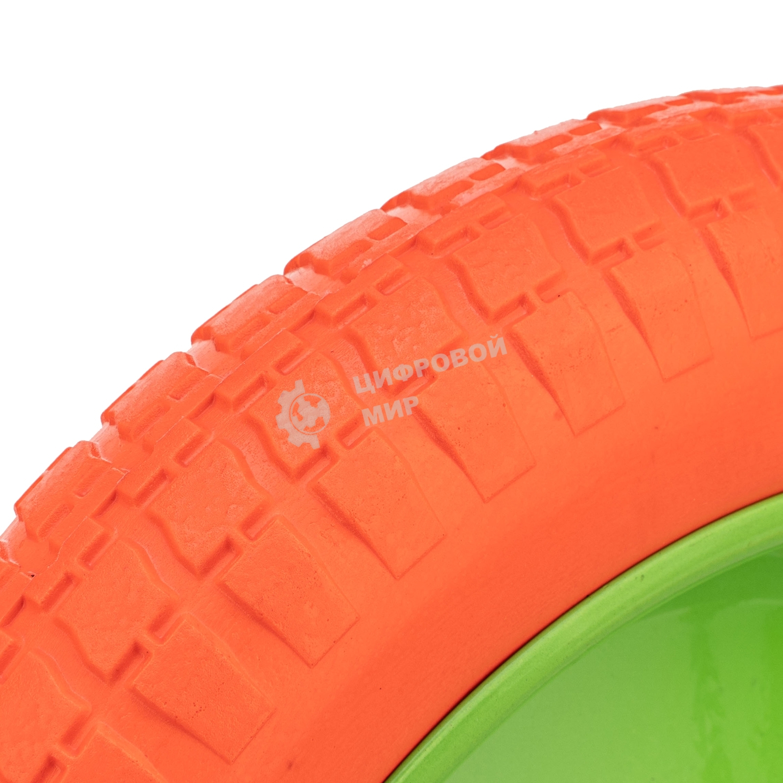 Колесо полиуретановое Сибртех 3.00-8, длина оси 90 мм, подшипник 20 мм