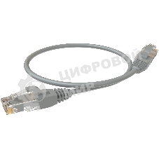 Патч-корд Sysmatrix PC 4545.5EU26.03LSZHGY U/UTP RJ-45 вил.-вилка RJ-45 cat.5e 0.3м серый LSZH