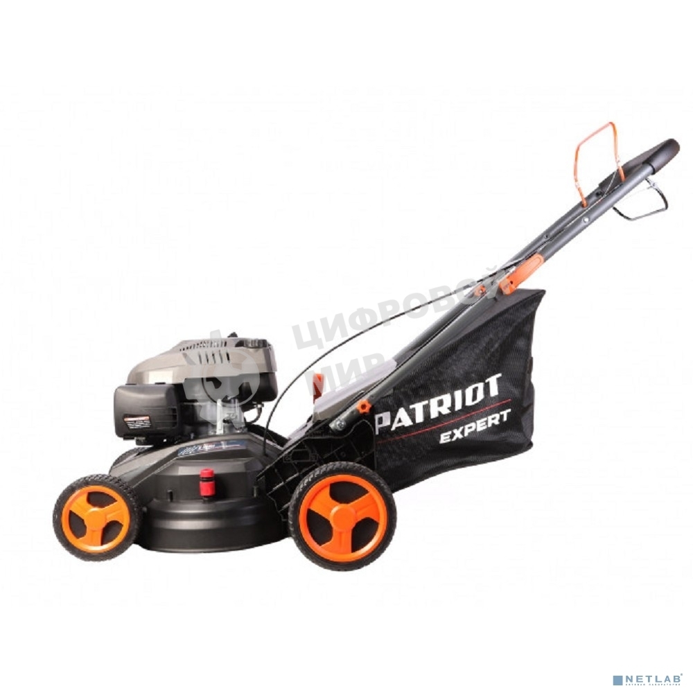 Газонокосилка бензиновая PATRIOT PT 66LS, 201сс, 6,5л.с., 66см, 70л. трав., метал. дека, привод на колеса, мульчирование, боковой выброс, 2 ножа