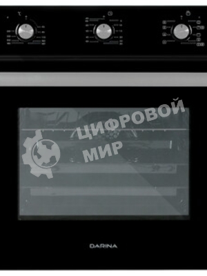 Духовой шкаф электрический Darina 1V5 BDE 111 705 B черный, встраиваемый