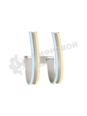 Светильник Ambrella light FL164/2 WH белый LED 3000K/6400K 42W 410*250*220