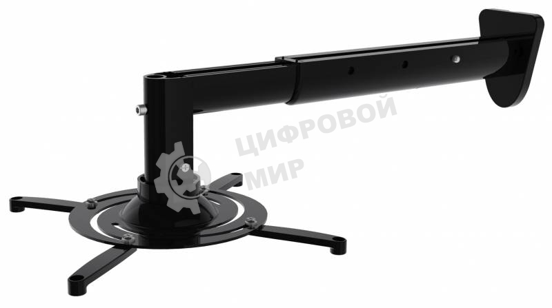 Кронштейн для проектора Cactus CS-VM-PR05BL-BK черный макс.10кг настенный и потолочный поворот и наклон