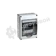 Бокс ОП Тусо 5мод. IP65 сер./дым. двер. Рувинил 69005