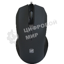 Мышь проводная Defender MM-310 черный, 1000 dpi, USB, кнопки - 3