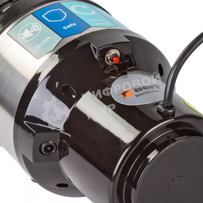 Измельчитель пищевых отходов Bort MASTER ECO (91275752) Число ступеней измельчения 2; Система шумоизоляции Да; Мощность 390 Вт; Объем камеры 1000 мл; Материал камеры Металл; Система защиты от перегрузки и заклинивания; Скорость холостого хода 2600 об/мин;