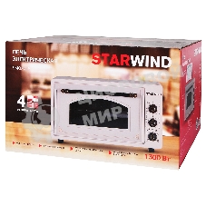Мини-печь Starwind SMO2026 36л. 1300Вт бежевый