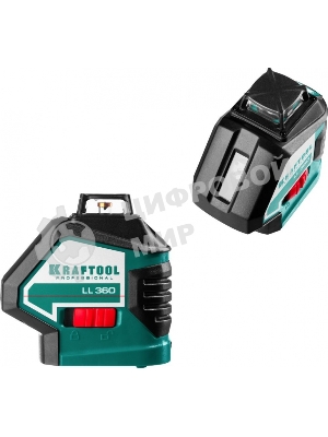 Уровни лазерные KRAFTOOL 34645 ''ll360'' 360 градусов 20м / 70м детектор