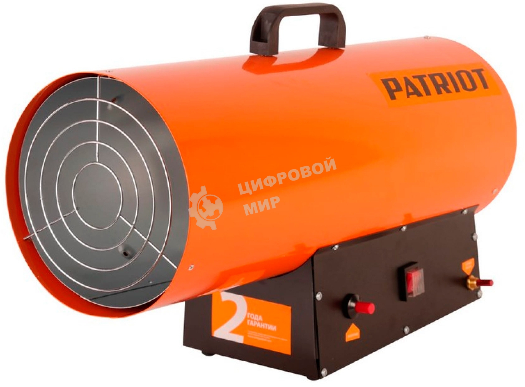 Калорифер газовый PATRIOT GS 50, 50 кВт, 872 мᵌ/ч, пьезо поджиг, редуктор, шланг., шт