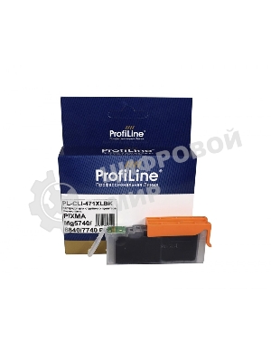 Картридж струйный ProfiLine PL-CLI-471 XLBK для принтеров Canon PIXMA MG5740/MG6840/MG7740/TS5040/TS6040/TS8040/TS9040 с чернилами Black