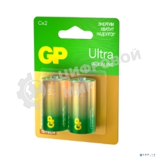Алкалиновые батарейки GP Ultra Alkaline G-Tech 14А типоразмера C - 2 шт. на блистере