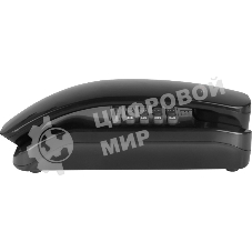 Телефон проводной TEXET TX-215 черный