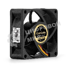 Вентилятор для корпуса ExeGate ExtraPower EP07025S3P черный, 70 мм, 4800 об/мин, 46.2 дБ, 3 pin