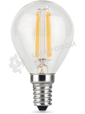 Лампа светодиодная Filament Шар E14 7Вт 2700К Gauss 105801107