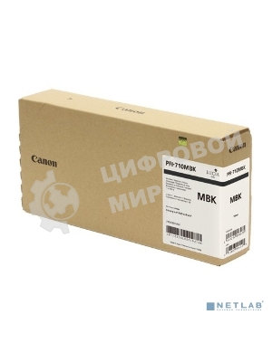 Картридж струйный Canon PFI-710 MBK 2353C001 черный матовый (700мл) для Canon TX-2000/TX-3000/TX-4000