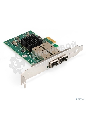 Сетевой адаптер ExeGate EXE-82576-F2 (PCI-E x1 v2.0, порты 2xSFP, 10/100/1000Mbps, Gigabit Server NIC Intel Chipset 82576-F2)