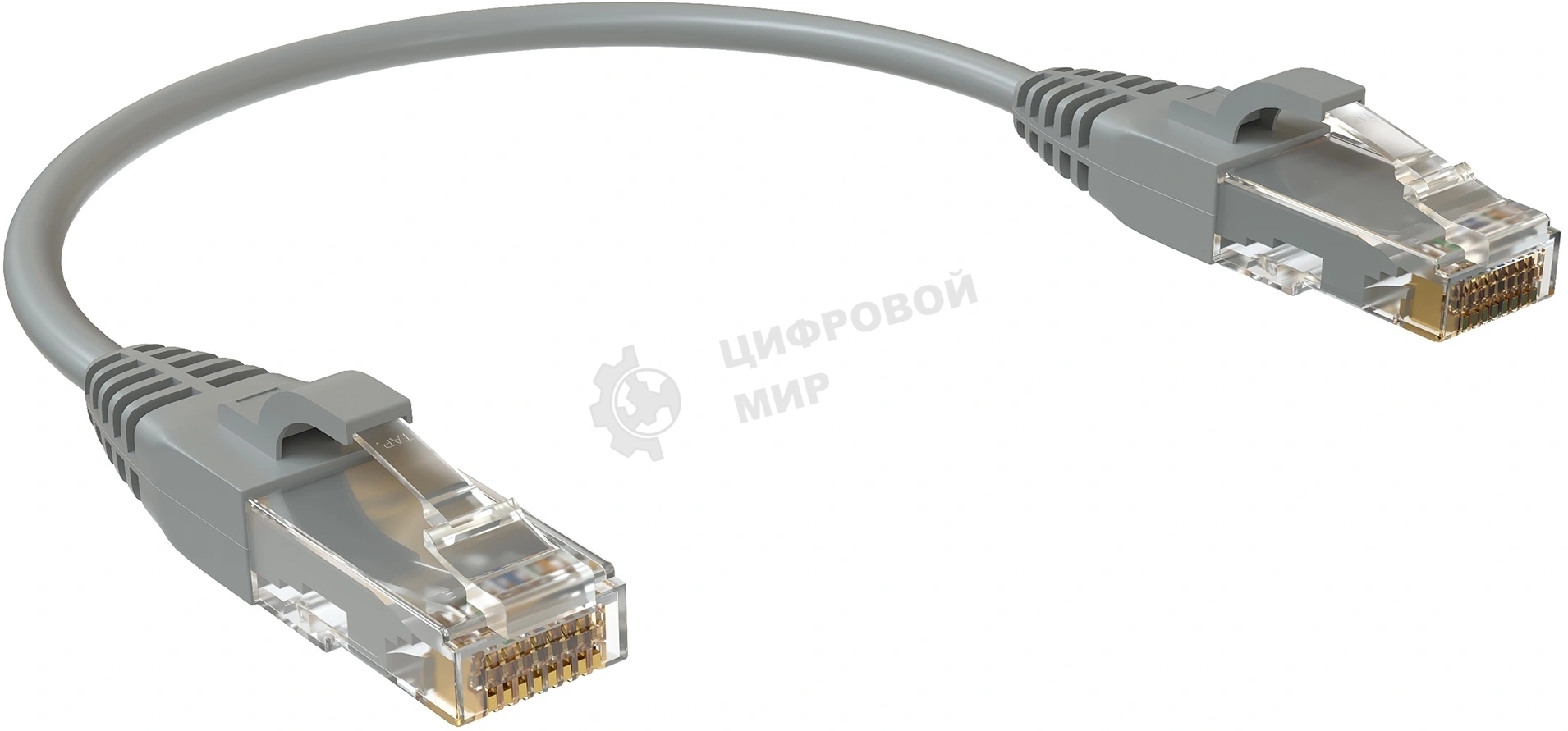 Патч-корд Sysmatrix PC 4545.5EU26.015LSZHGY U/UTP RJ-45 вил.-вилка RJ-45 cat.5e 0.15м серый LSZH