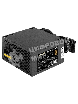 Блок питания 450W ExeGate 80 PLUS Bronze 450PPH-OEM (ATX, APFC, КПД 88% (80 PLUS Bronze), 12cm fan, 24pin, (4+4)pin, 2xPCI-E, 3xSATA, 3xIDE, black, RTL)