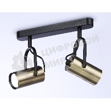 Светильник Ambrella light TA13194/2 BK/SB черный/бронза GU10/2 max 12W 260*100*195