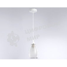 Светильник Ambrella light TR3534 WH/CL/FR белый/прозрачный/белый матовый E27 max 40W D120*800