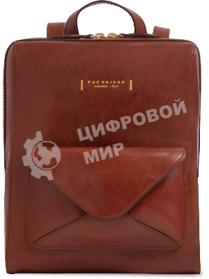 Рюкзак женский The Bridge Frida 04291601/14 коричневый натур.кожа