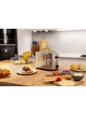 Тостер Gorenje T800DS нержавеющая сталь, 800 Вт, 2 слота
