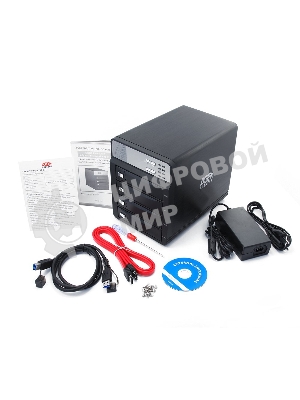 Внешний корпус для HDD AgeStar 3C4B3A1 SATA II алюминий черный LCD 3.5