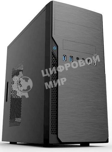 Компьютерный корпус с блоком питания 450Вт. Case Foxline mATX, 450W, 2xUSB 3.0, 2xUSB 2.0, powercord