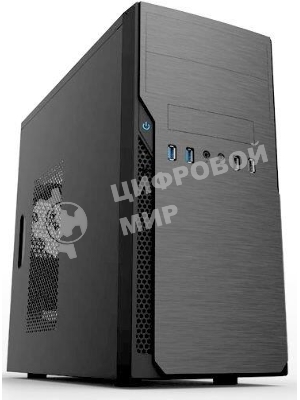 Компьютерный корпус с блоком питания 450Вт. Case Foxline mATX, 450W, 2xUSB 3.0, 2xUSB 2.0, powercord