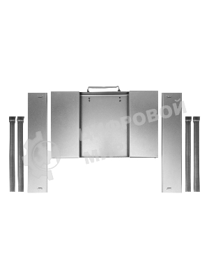 Мангал-дипломат Palisad Camping в сумке 410x280x125 мм, 1,5 мм, 6 шампуров в комплекте