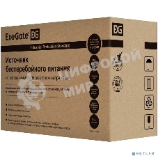 Источник бесперебойного питания ExeGate SpecialPro Smart LLB-1000.LCD.AVR.EURO.RJ 1000VA/650W, LCD, AVR, 4 евророзетки, RJ45/11, черный
