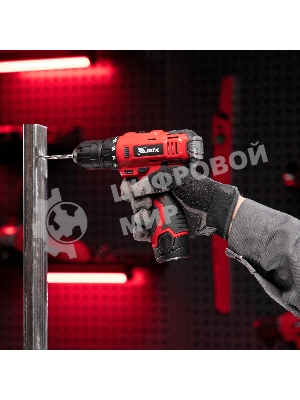 Дрель-шуруповерт аккумуляторная MTX MCDL-12-02P, Аккумуляторная, 12В, 2 АКБ, Кейс